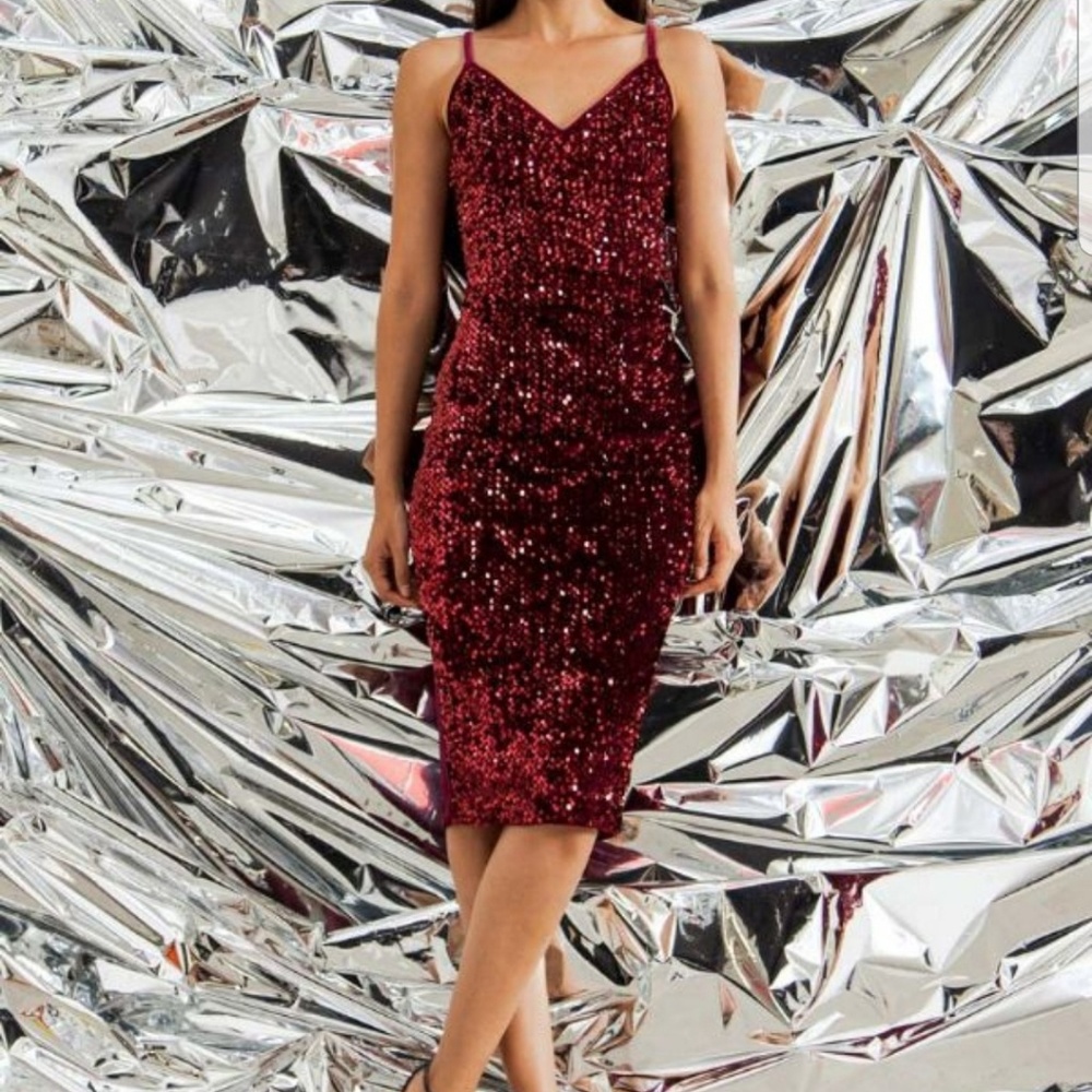 sequin dress